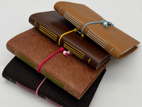 leather long stitch